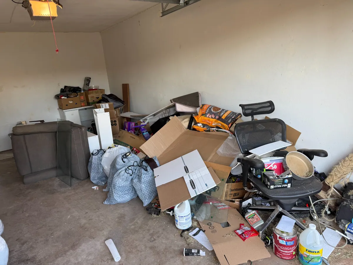Blackland Removal Co. junk removal and cleanout project